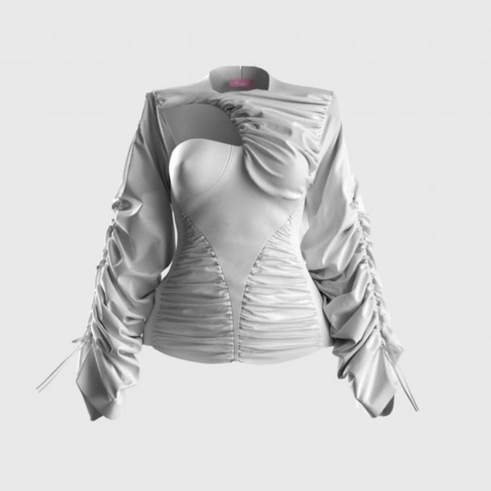 Hanifa Veronique Blouse - White